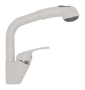 Смеситель кухонный TOLERO Высокая Лейка (серый металлик №001) Смеситель кухонный TOLERO Высокая Лейка (серый металлик №001)