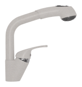 Смеситель кухонный TOLERO Высокая Лейка (серый №701) Смеситель кухонный TOLERO Высокая Лейка (серый №701)