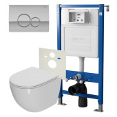 Сет: Система инсталляции Point Элемент для подвесного унитаза PN45120 + Клавиша смыва для инсталляции Point Виктория, хром, PN44061C + Унитаз подвесной Point Афина безободковый, сиденье микролифт PN41041 Сет: Система инсталляции Point Элемент для подвесного унитаза PN45120 + Клавиша смыва для инсталляции Point Виктория, хром, PN44061C + Унитаз подвесной Point Афина безободковый, сиденье микролифт PN41041