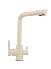 Смеситель кухонный TOLERO Высокий Дуо (Бежевый №101) Смеситель кухонный TOLERO Высокий Дуо (Бежевый №101)