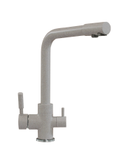 Смеситель кухонный TOLERO Высокий Дуо (Серый №701) Смеситель кухонный TOLERO Высокий Дуо (Серый №701)