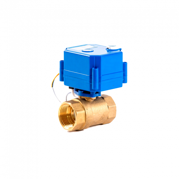 Шаровый кран 1" с электроприводом, 12V