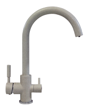 Смеситель кухонный TOLERO Элара Дуо (Серый №701) Смеситель кухонный TOLERO Элара Дуо (Серый №701)