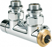 Узел нижнего подключения Jaga Deco-Pro 1/2" М24, термостатический, угловой Узел нижнего подключения Jaga Deco-Pro 1/2" М24, термостатический, угловой