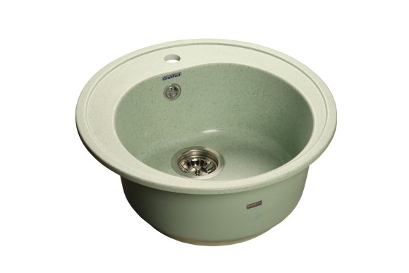GRANFEST Мойка RONDO 510  1-чаша D-508мм салатовый арт.GF-